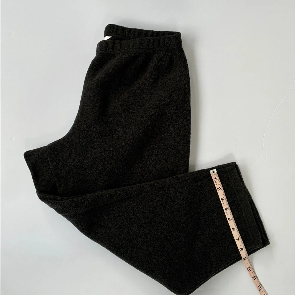 Talbots Women's Polartec Charcoal Gray Relaxed Fleece Pants 2X Petite